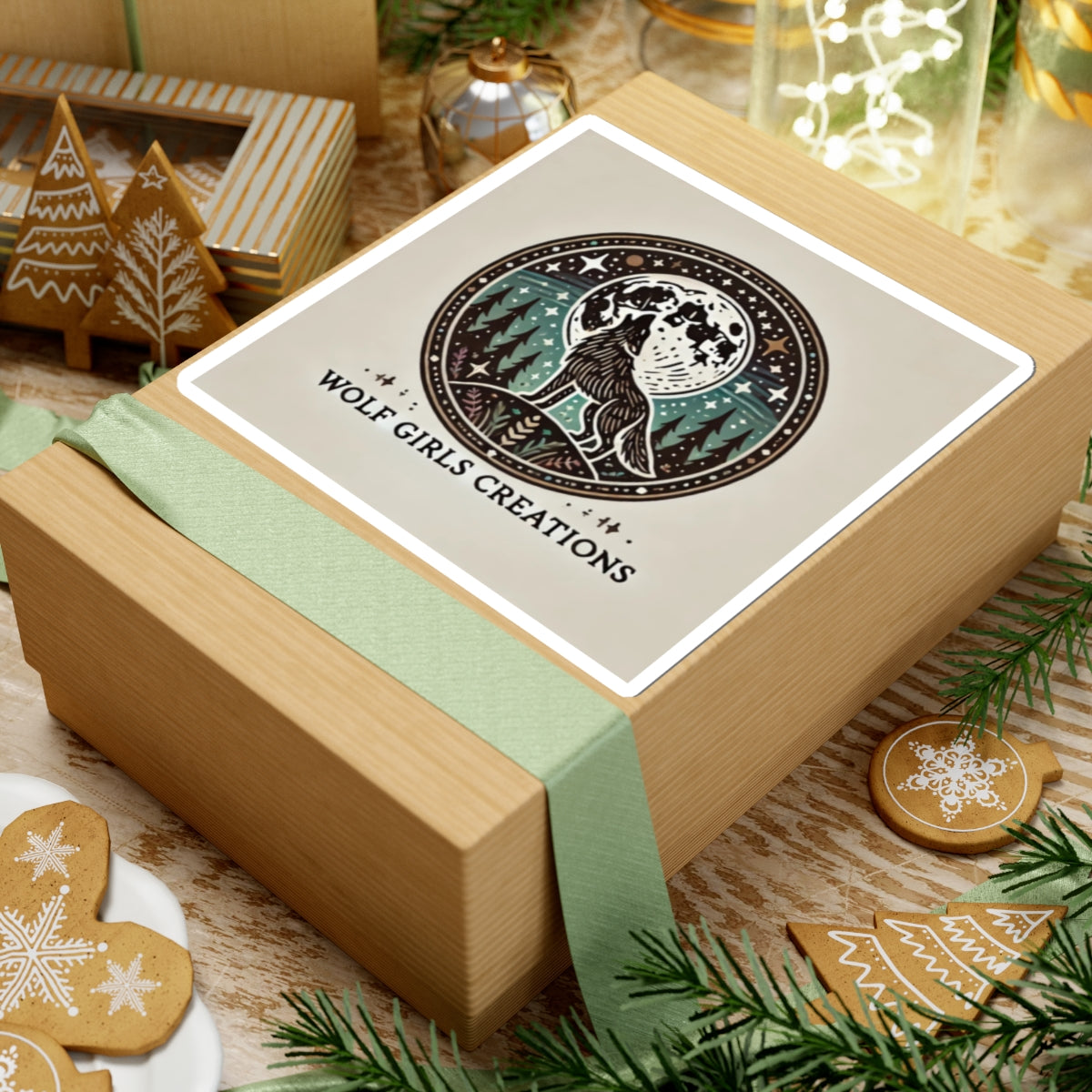 Wolf Girls Creations Kiss-Cut Stickers – Nature-Inspired Decor for Adventurers